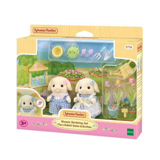 Epoch Famiglie Sylvanian Giardino e fiori appesi fratello di coniglio sorella