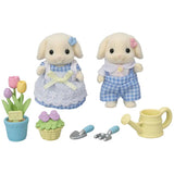 Epoch Famiglie Sylvanian Giardino e fiori appesi fratello di coniglio sorella
