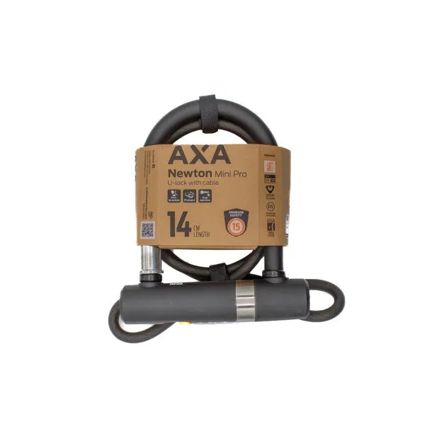 U-lukko AXA Newton Pro Mini 10cm Setti