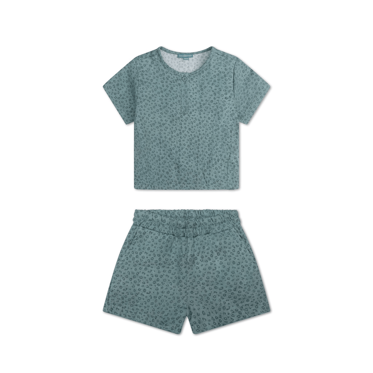 Leopardo | Green Boys Set Beach - Muslin