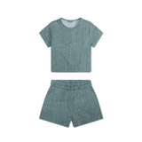 Leopardo | Green Boys Set Beach - Muslin
