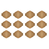We r makers • dije grapas hexagonal con nudo en relieve cobre 12 piezas