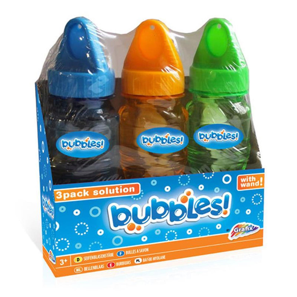 Toi-toys grafix bellenblaasset 3 flesjes 118ml