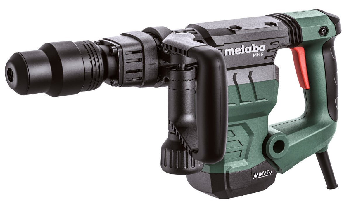 Metabo mh 5 beitelhamer sds-max | 1100 watt | 7.1j | in kunststof koffer - 600147500