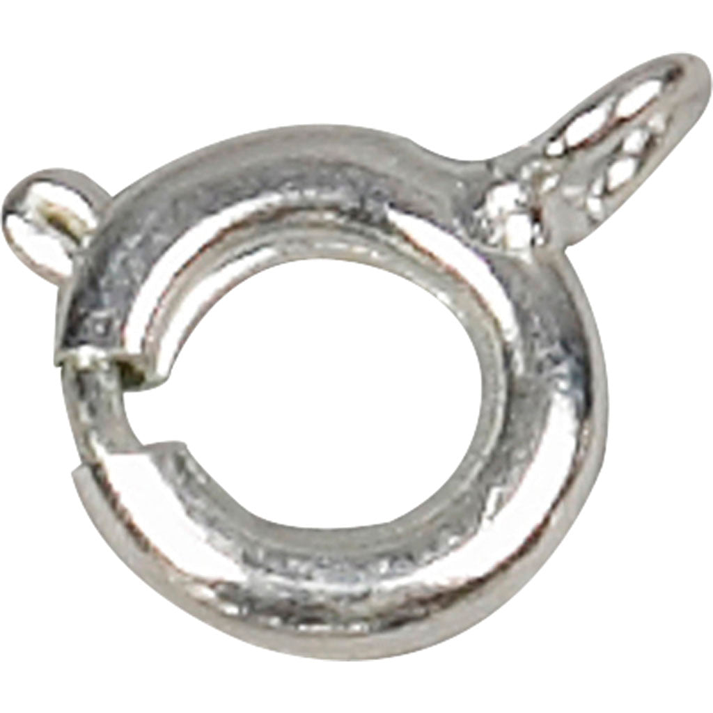 Creativ company veringsluiting, d 7 mm, zilver, 10 stuk 1 doos
