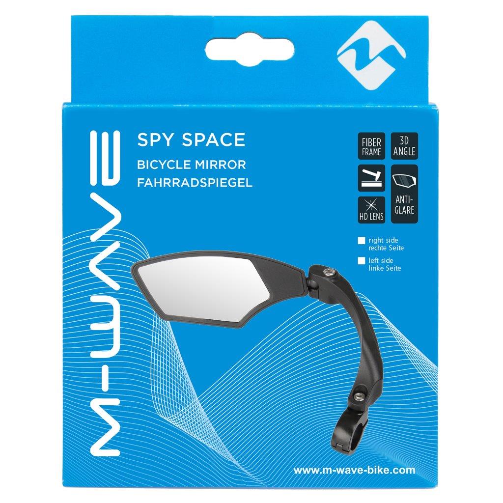 M-wave mirror left black