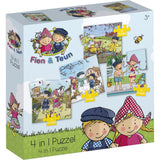 Fien Teun Puzzle 4in1