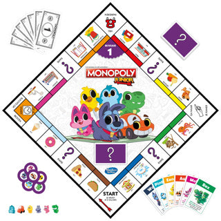 Hasbro Monopoly Junior 2in1 Economic Simulation Board Game