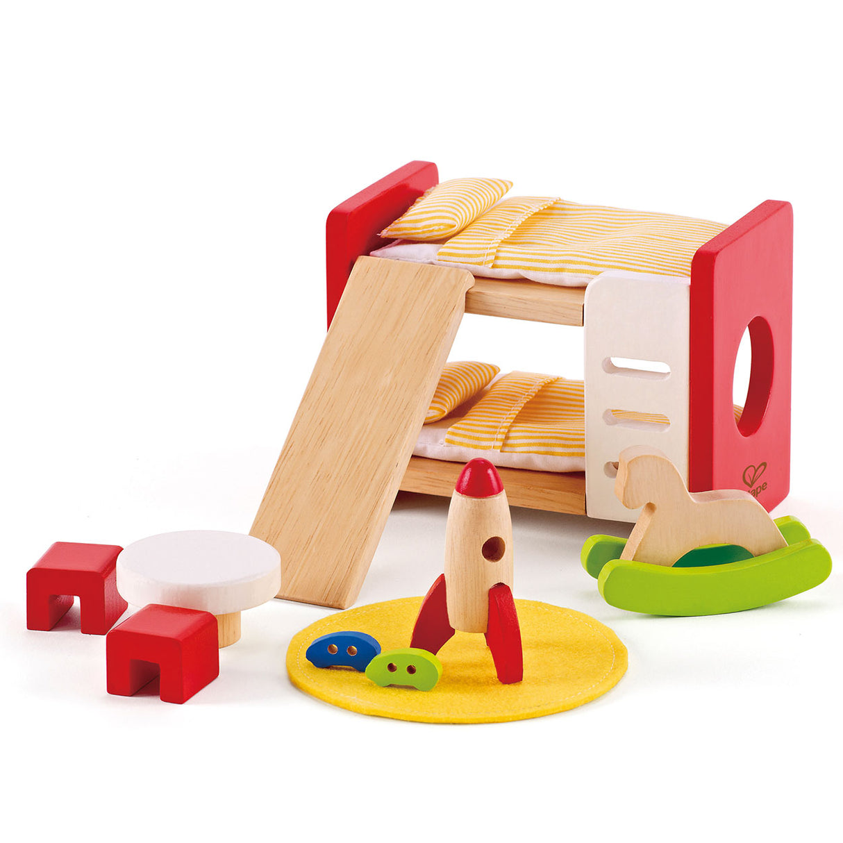 Hape Dollhouse vaikų kambarys
