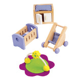 Hape Poppenhuis babykamer