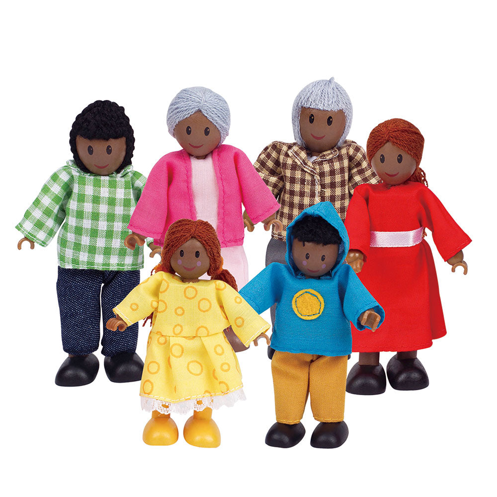Hape Poppenhuis družina afriški