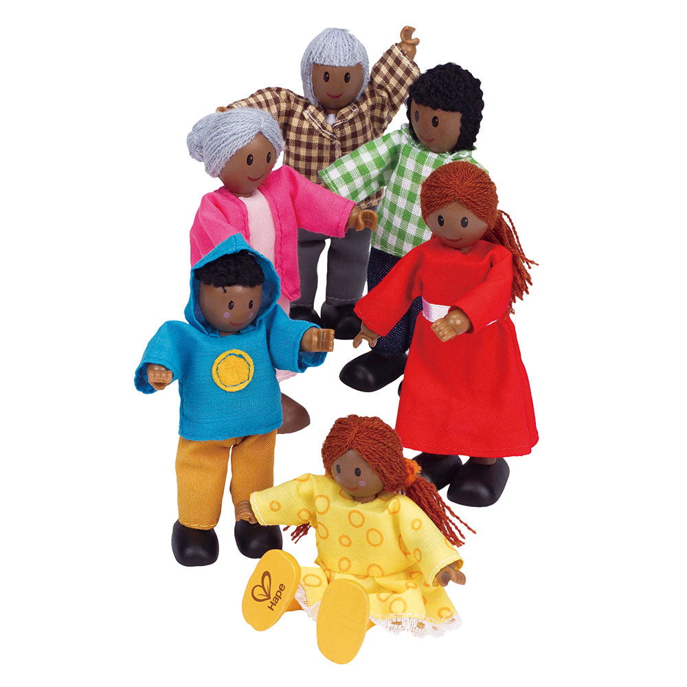 Hape Poppenhuis družina afriški