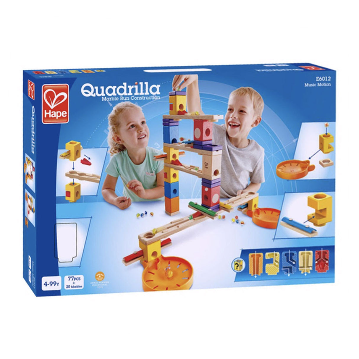 HAPE tre Knikkerbaan Music Motion, 97dlg.
