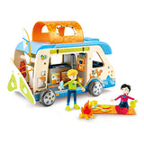 Hape Wooden Adventure Bus Dolls House