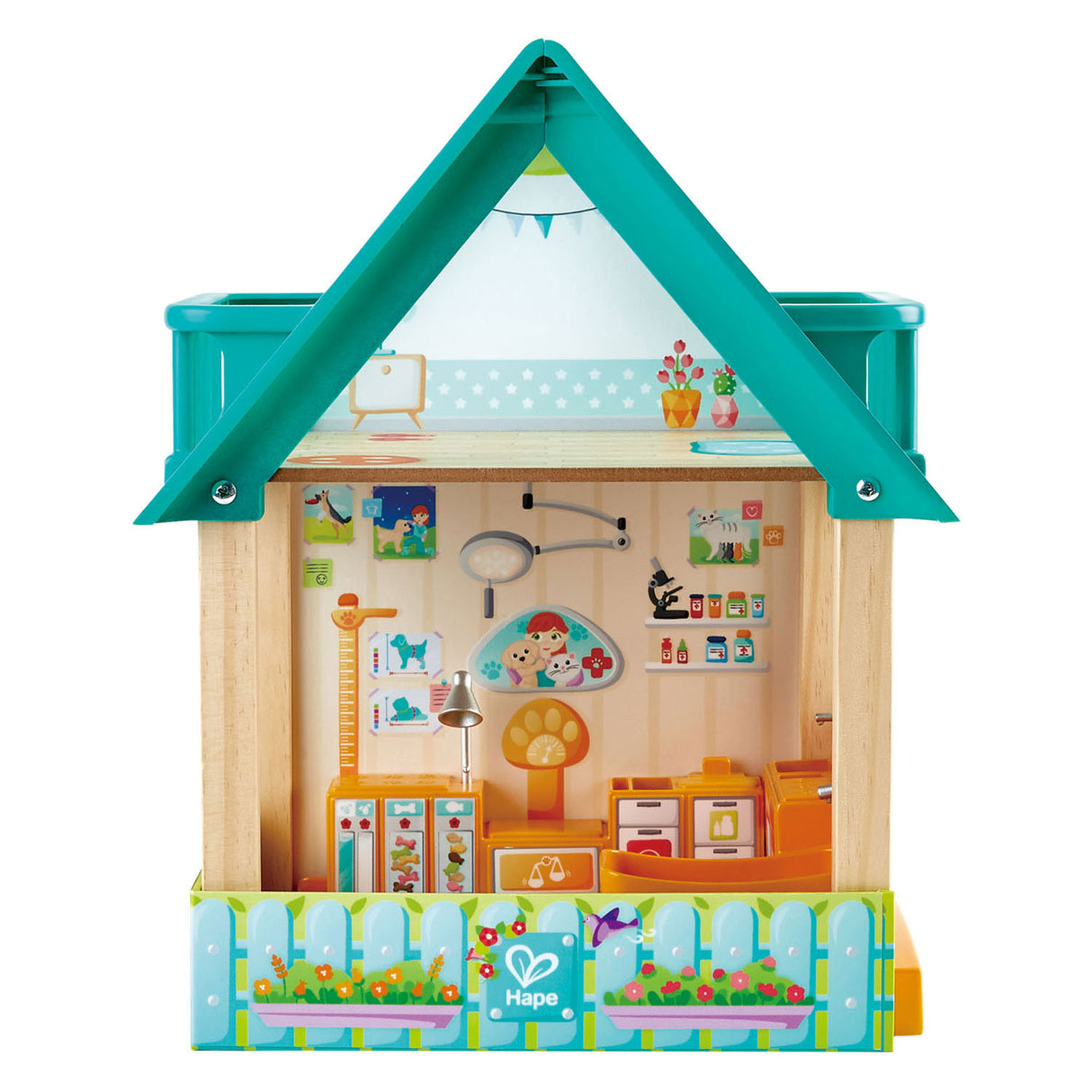 HAPE Furry Friend Weteryary Practice Play Set