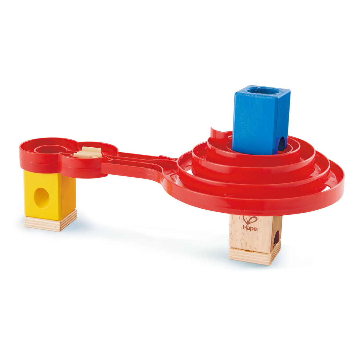 HAPE QUADRILLA a spirale a doppia faccia Knikkerbaan. 9dlg.
