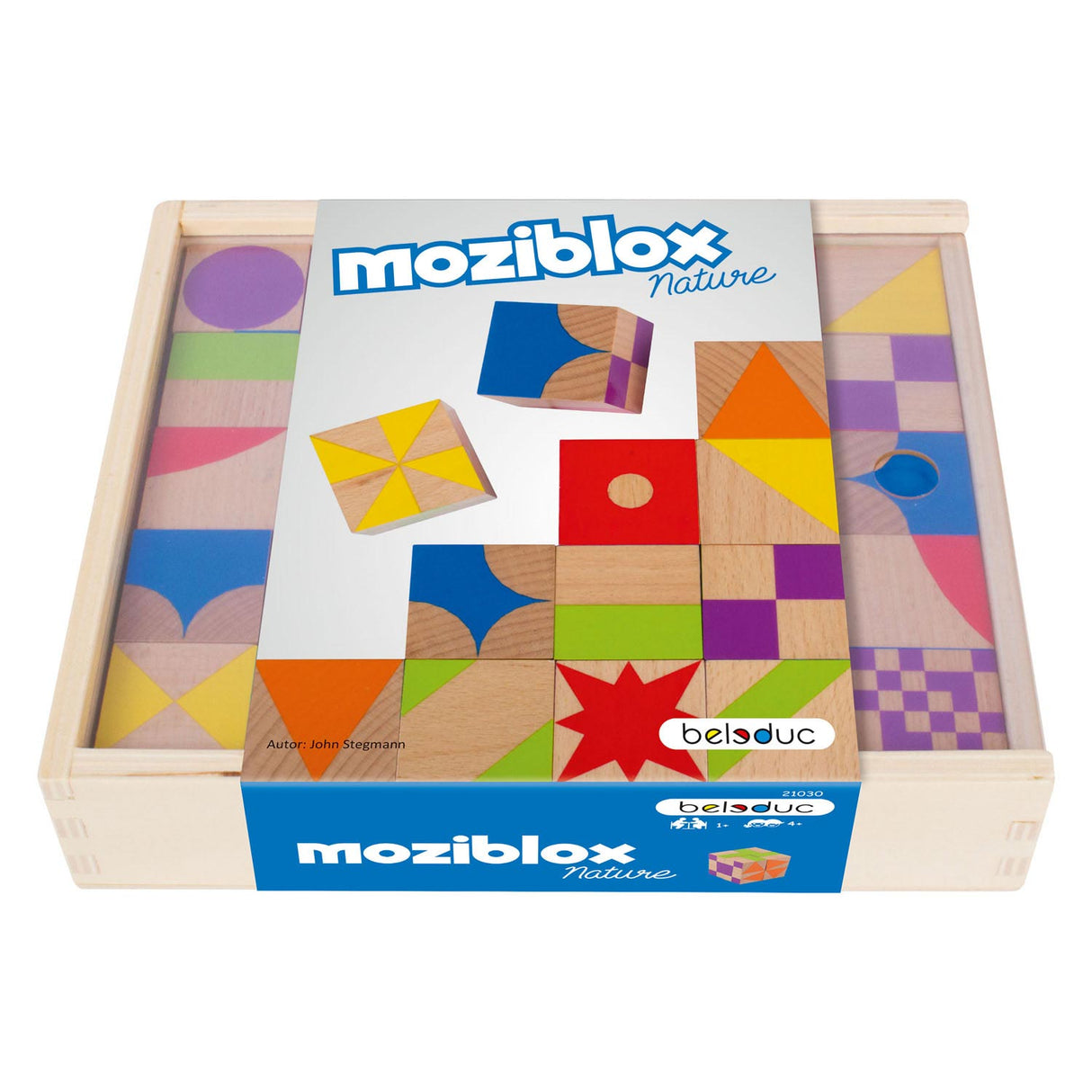 Beleduc wooden mozi block Nature blocks and patterns