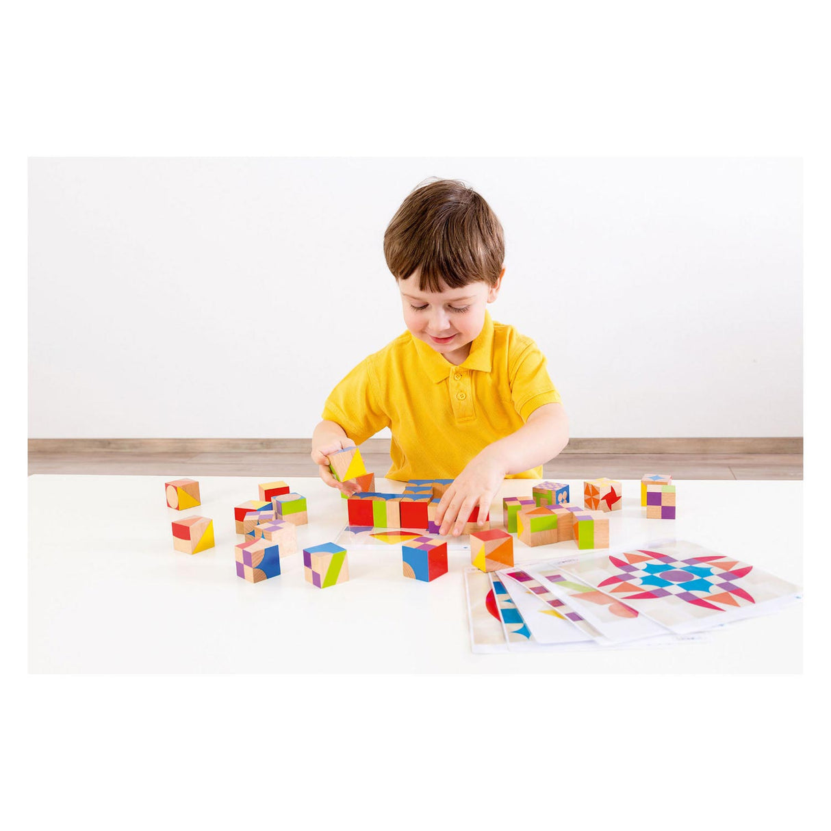 Beleduc wooden mozi block Nature blocks and patterns