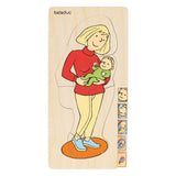 Beleduc Wooden Layer Puzzle Graviditet
