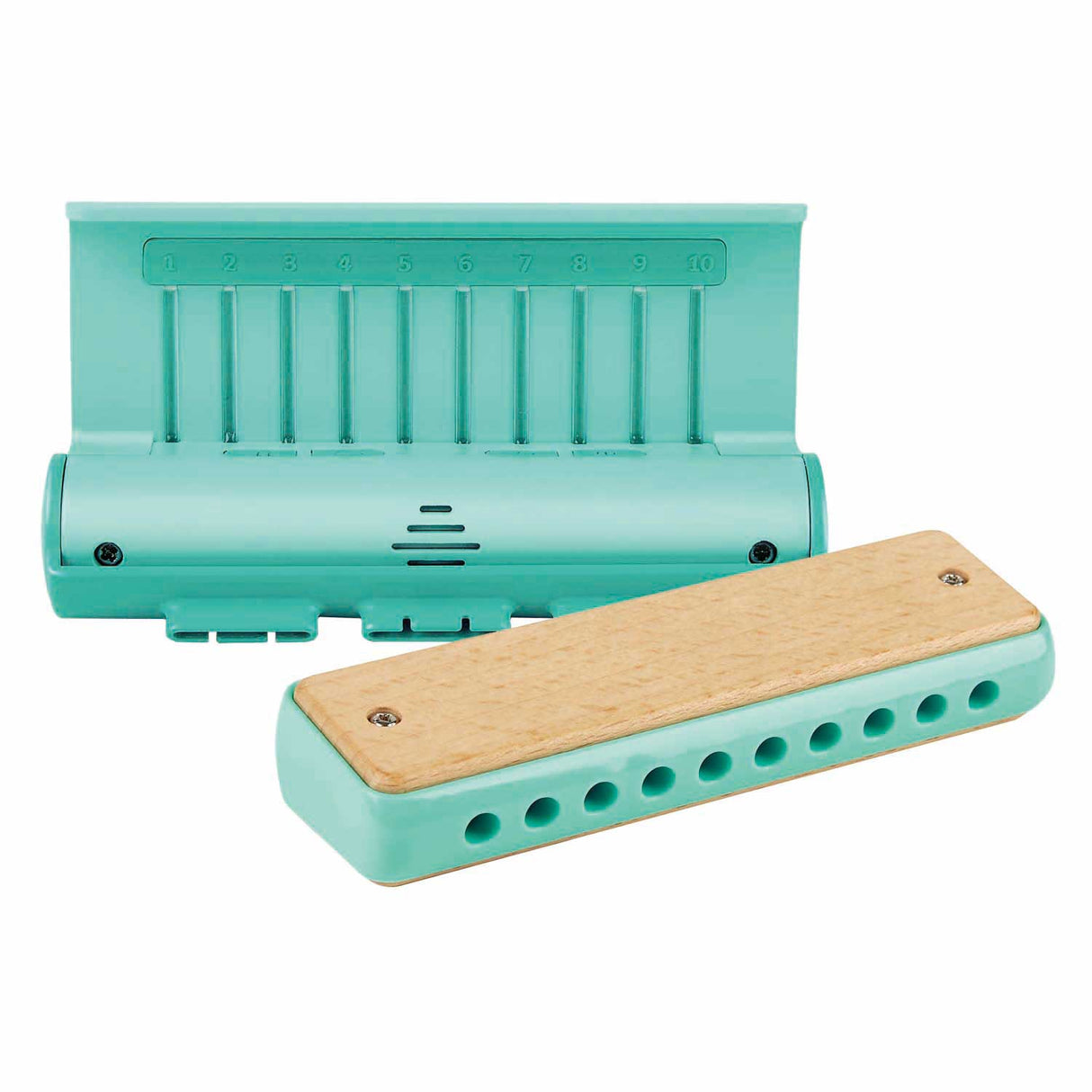 Hape leer met licht mondharmonica