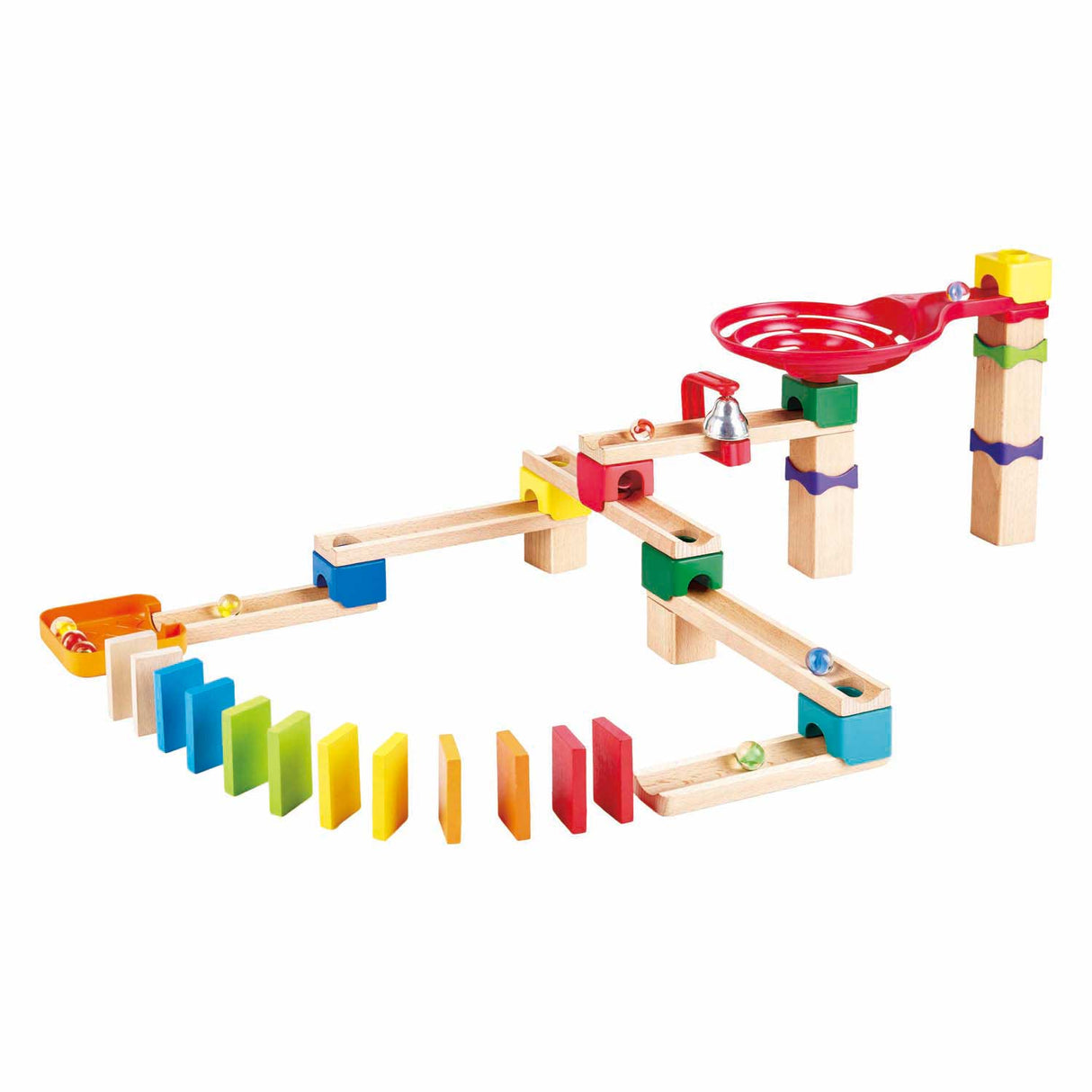 Hape tremarmorbanesett domino - 50 stk.