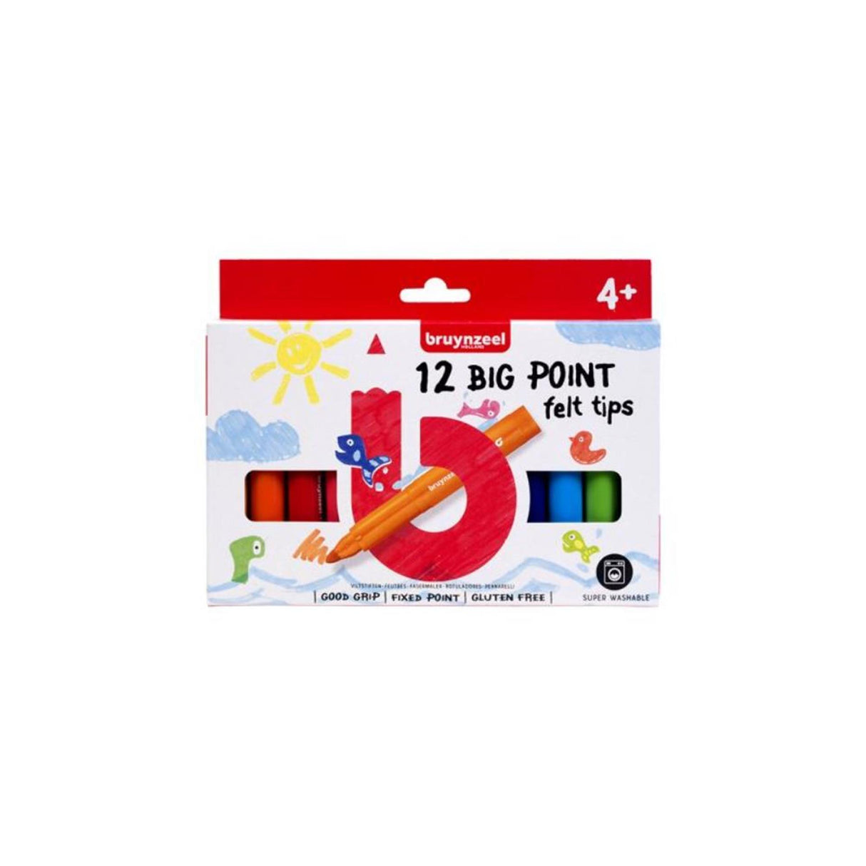 Bruynzeel big point felt-tip pens 12 pieces | 2 pcs