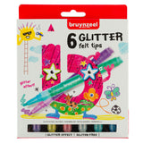 Bruynzeebe Kanner glitters gefillt -tip Pensen, 6st.