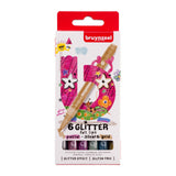 Pennarelli glitter Bruynzeel pastello 6 pezzi | 3 pezzi