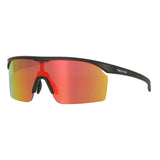 Trivio - fietsbril noa zwart revo rood met extra transparante lens