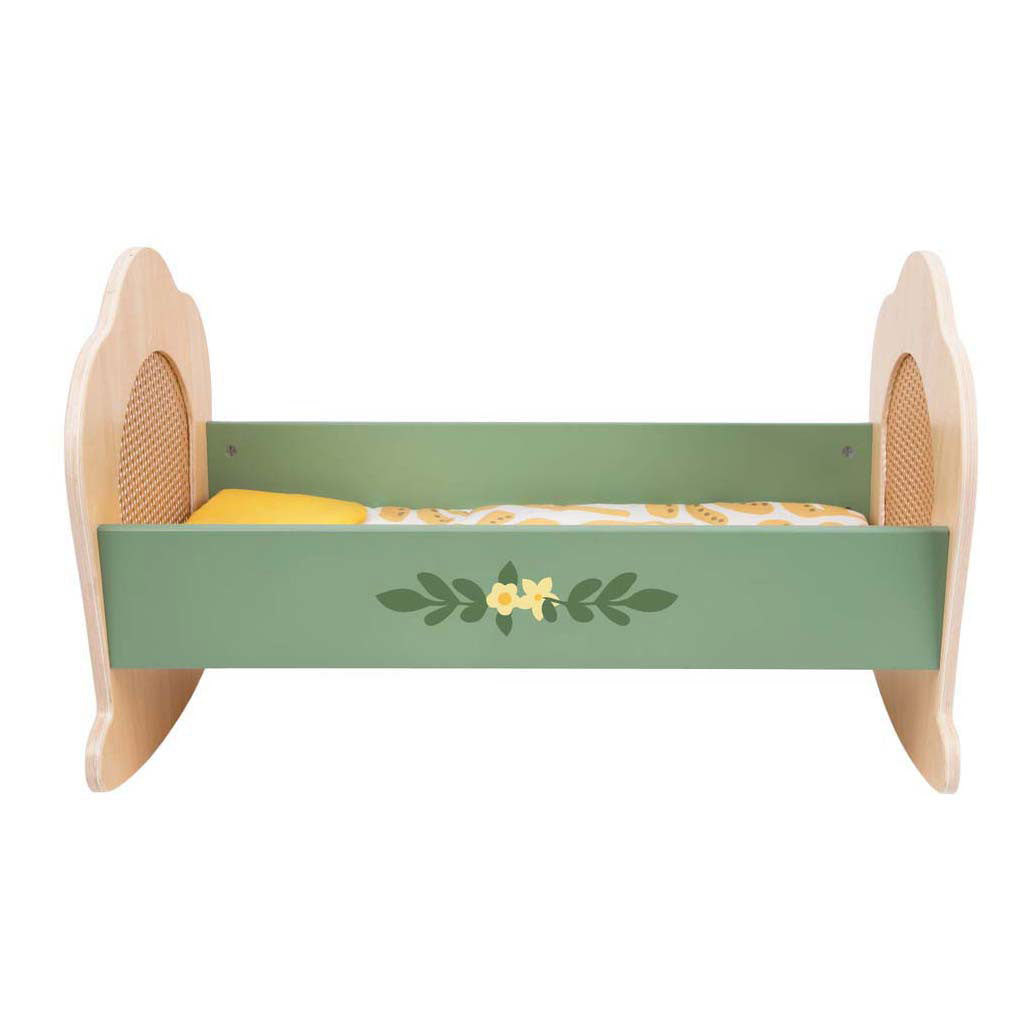 Classic World Vintage Wooden Doll's Cradle