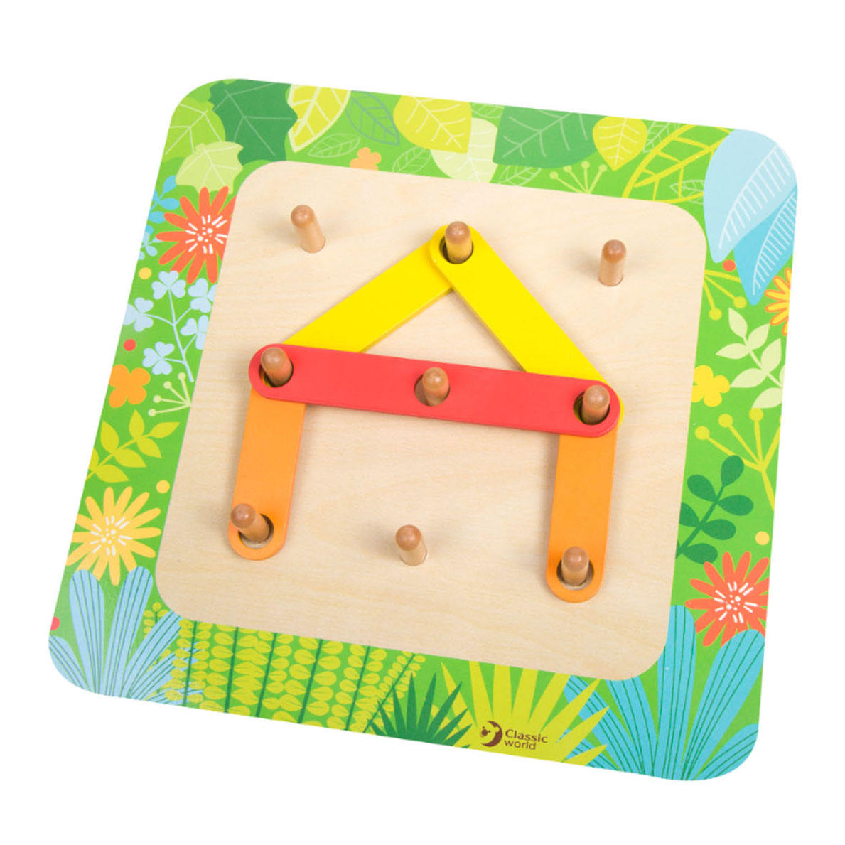 Classic World World mon puzzle d'apprentissage en bois, 29dlg.
