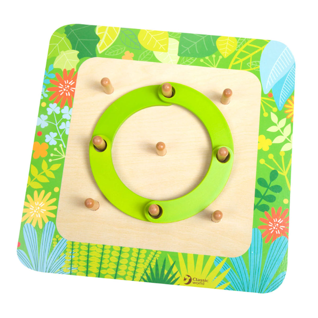 Classic World World mon puzzle d'apprentissage en bois, 29dlg.