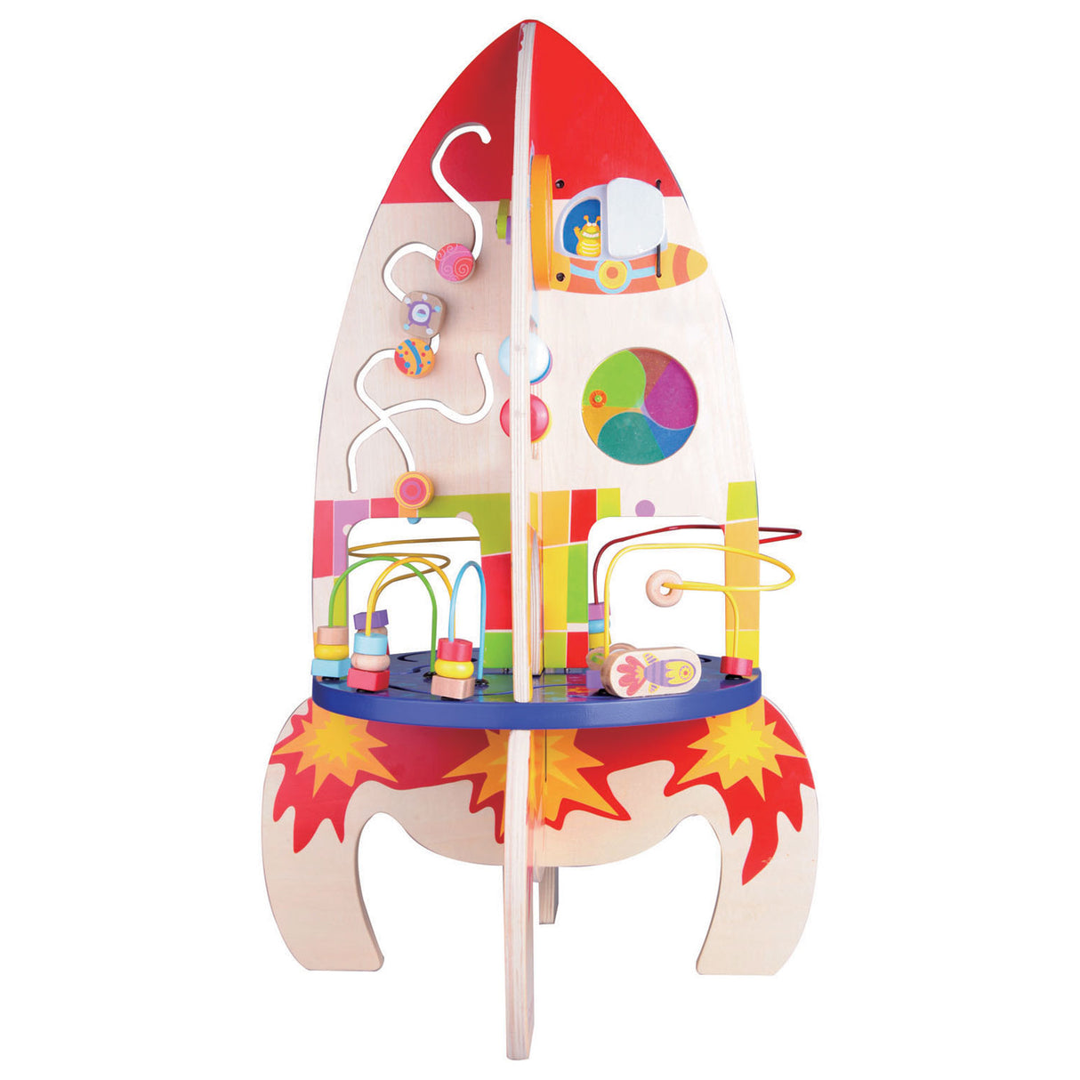 Klassisk World World Houten Activity Rocket
