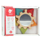 Classico World World World Wooden Mirror Flower