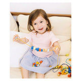 Classic World World Wooden Threading perline, 90dlg.