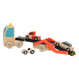 Classic World car transporter with cars, 4-pc.