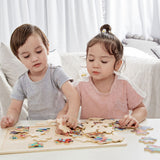 Klassisk World World World Wooden Jegin Puzzle Animals in the City, 49 ..