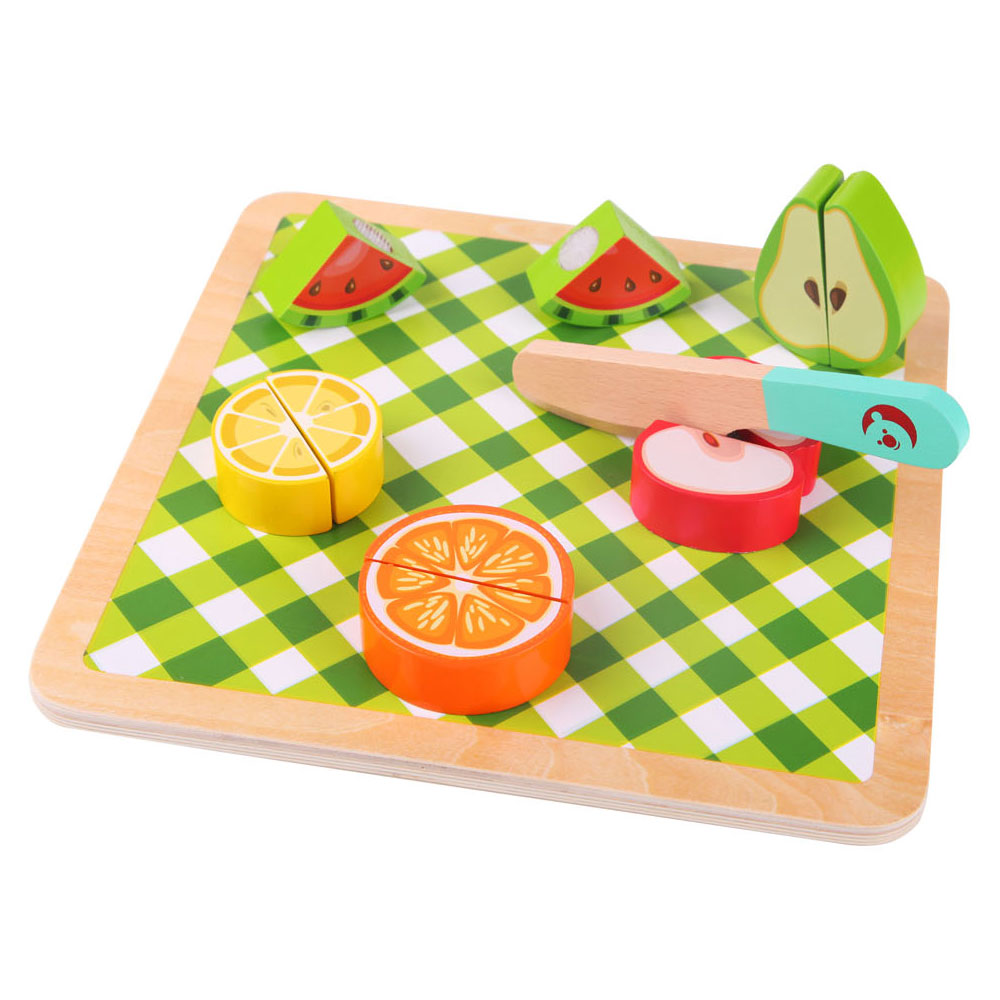 Classic World Woodn Snijffruit, 20dlg.