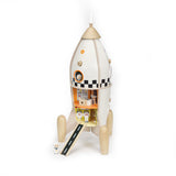 Classic World World Wooden Construction Rocket, 51pcs.