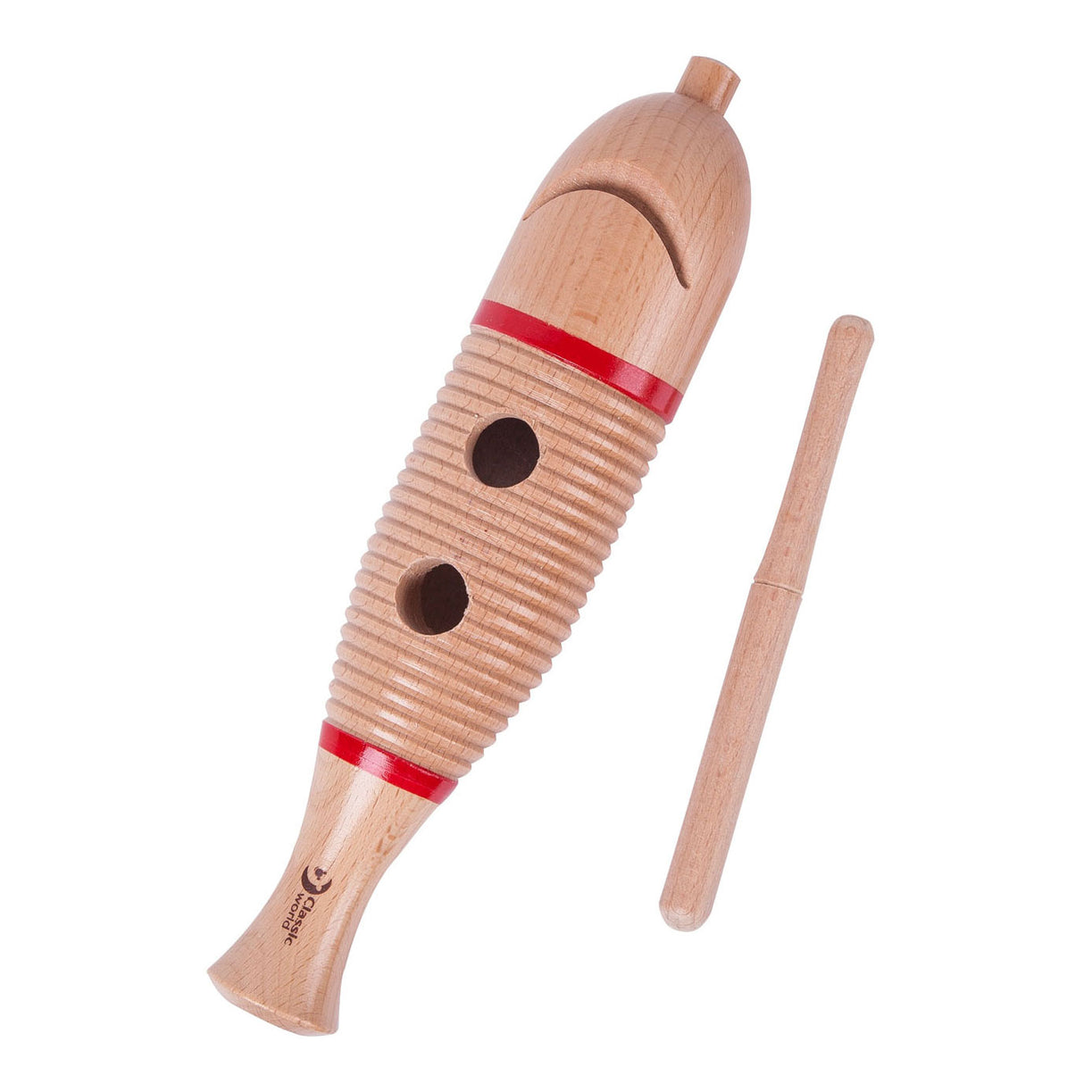 Classic World Maxi Guiro con stick