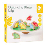 Classic world stacked water lily with frogs