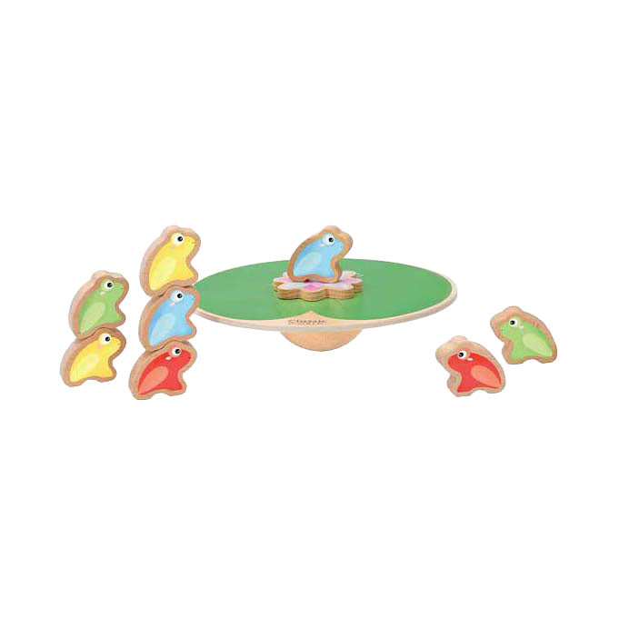 Classic world stacked water lily with frogs