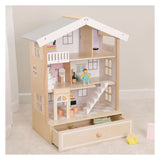 Classic World World Happy Villa Houten Poppenhuis, 28dlg.