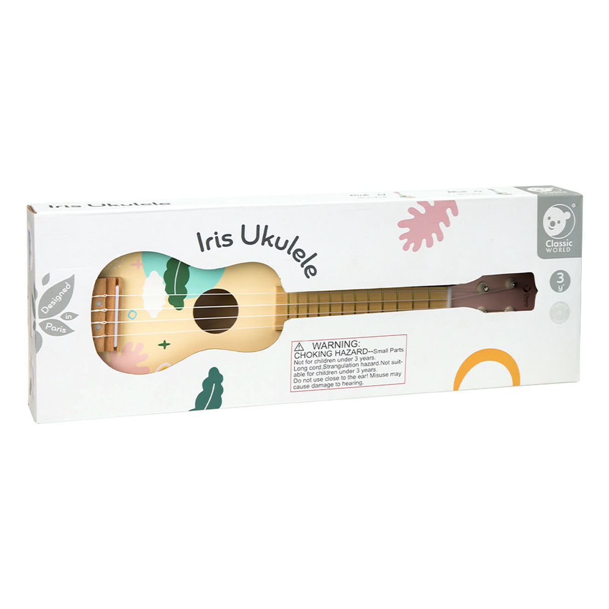 Irris en bois mondial classique ukelele
