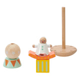 Classic World World Wooden Stack e Balanpel Clown, 6DLG.
