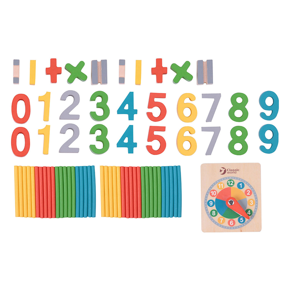 Classic World World Houten Calcul Game, 67dlg.