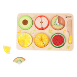 Fratture di puzzle di frutta in legno del mondo classico, 22dlg.