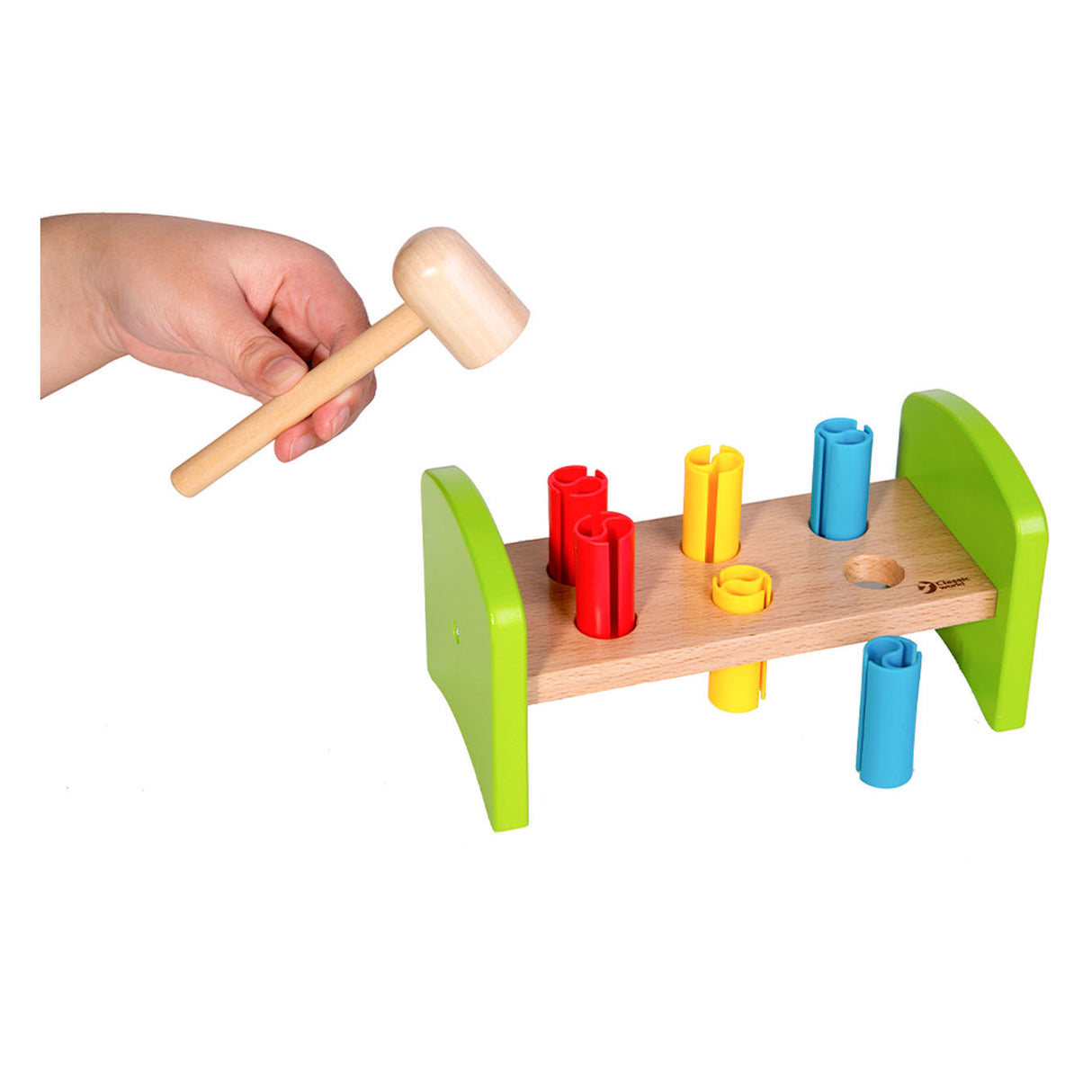 Klassisk World Wooden Hamperbank, 8dlg.