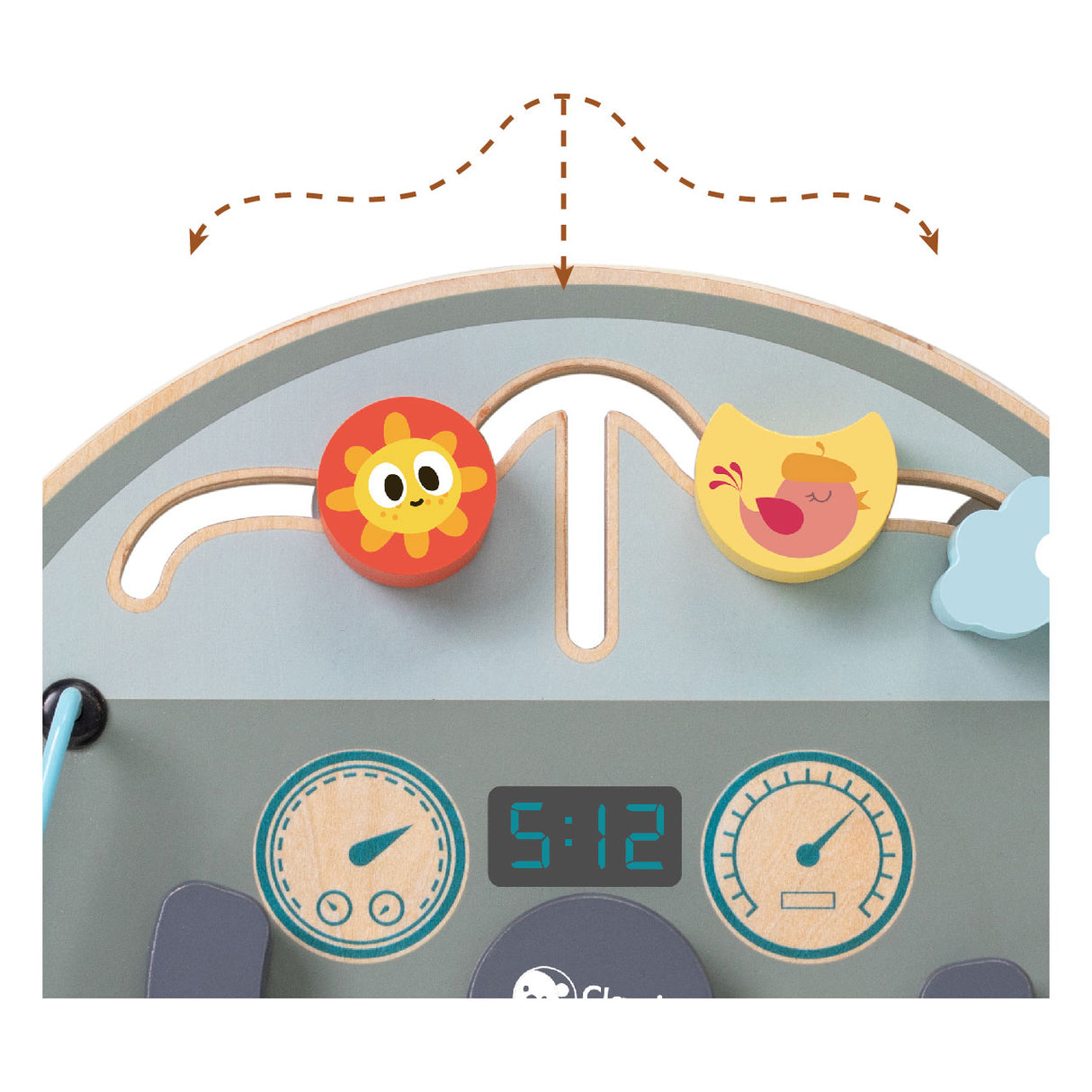 Classic World World Wooden Activities Travel Sign Traffic