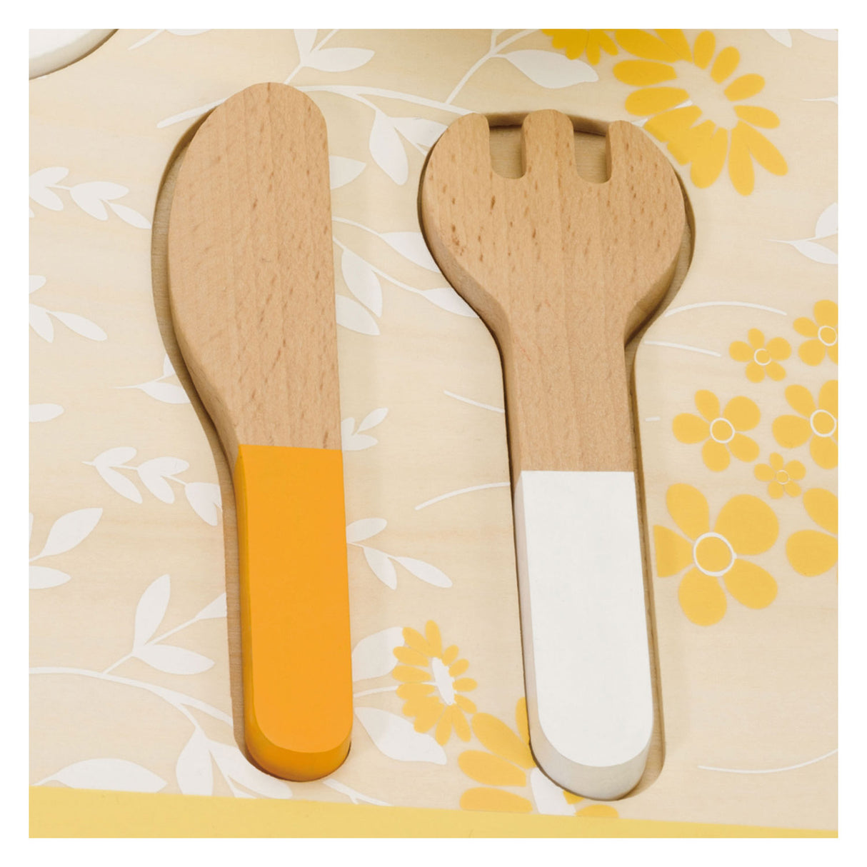 Classic World World World Wooden Breakfast Set con bandeja, 13dlg.